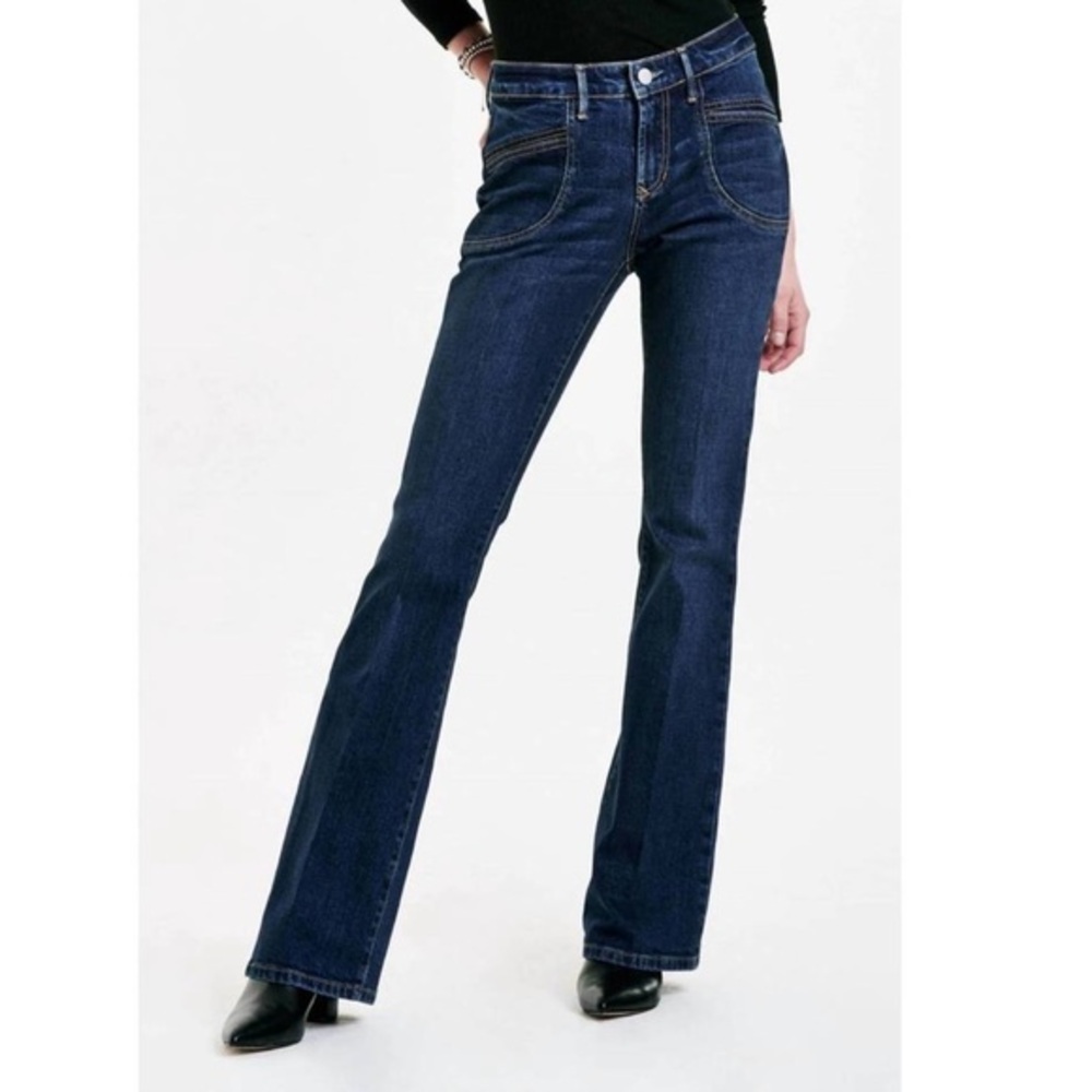 Dear John Denim Jaxtyn High Rise Bootcut Jeans Dark Wash Size 24
